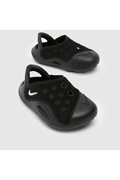 Nike Aqua Swoosh (TD) Unisex Siyah Çocuk Sandalet