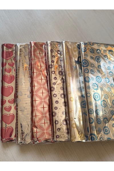 PİKPAK Hediye Paketi Metalize Poşet Kendinden Yapışkanlı Bantlı 25x35 Cm 100’lü