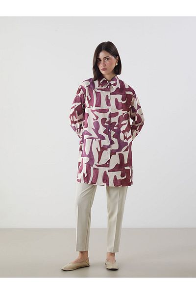 LC Waikiki New Season Patterned Women's Shirt Tunic - S5H958Z8