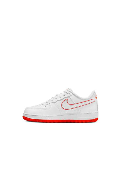 Nike Force 1 Low "white & Picante Red" Beyaz Çocuk Ayakkabısı
