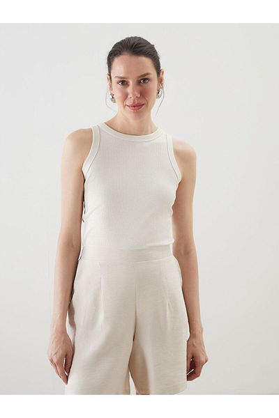 LC Waikiki Bicycle Collar Shiny Looking Women's Singlet
