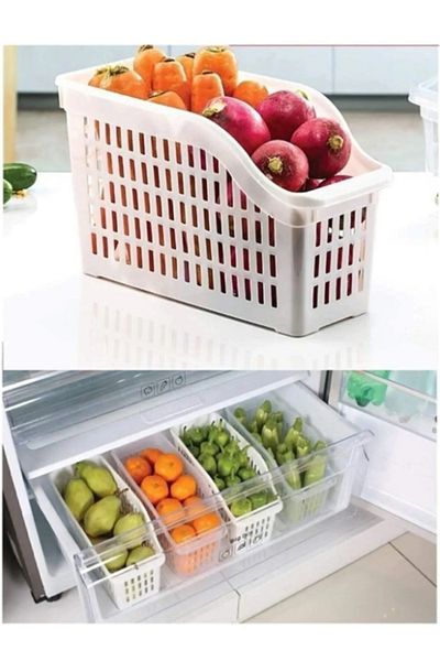 ODTA Single Refrigerator / Cabinet Organizer, Crisper, Fruit Bowl