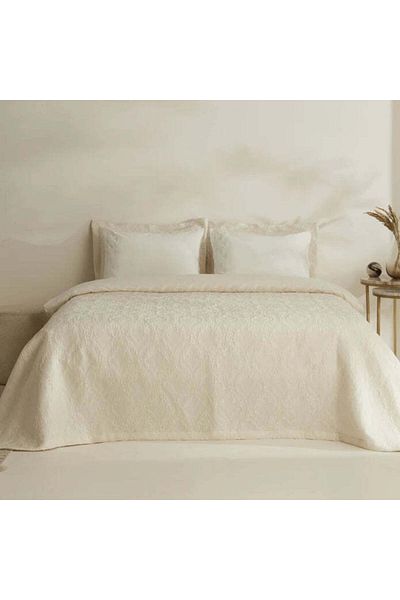 Karaca Home Ruby Double Bed Duvet Set Ecru