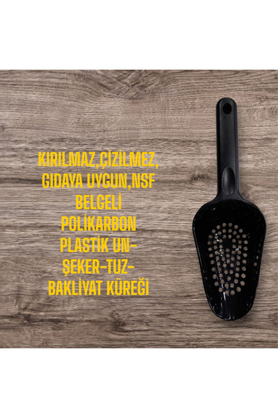 GastroPlast 1 ADET 180 ML DELİKLİ POLİKARBON PLASTİK MUTFAK-ERZAK-ŞEKER-ZEYTİ...