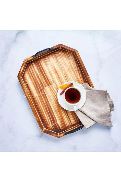 Karaca Karaca Rustic Rectangular Tray 42 cm