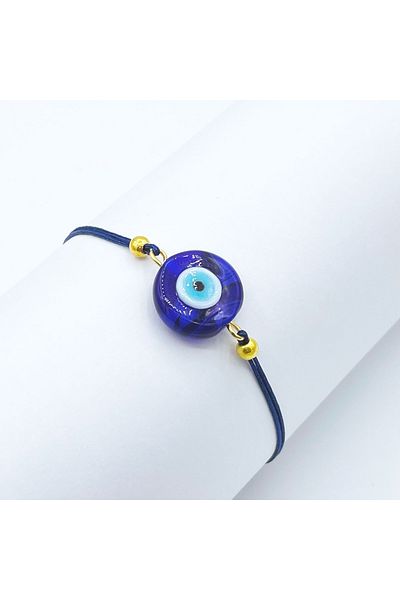 Polonezköy Cam Sanat Merkezi Handmade Evil Eye Beaded Bracelet |   Murano Glass Design
