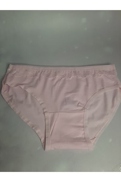 Butik Pink 100% Cotton Top Exquisite Lace Female Child Combed Cotton Panties