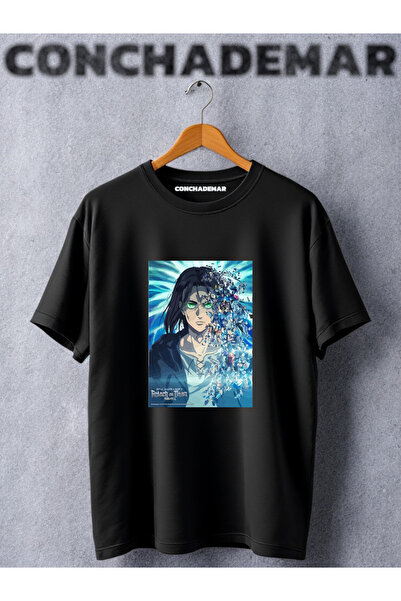 Vordevia Eren Yeager Transformacija Attack on Titan Anime Štampano Oversize k...