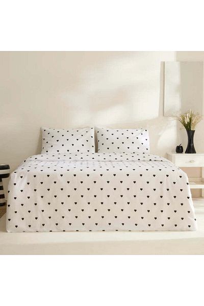 Karaca Sarah Anderson Amour Double Duvet Set Black