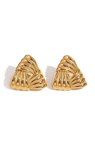 Venus Design Çelik üçgen küpe