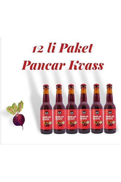 12li Pancar Kvass 330ml Cam Şişede