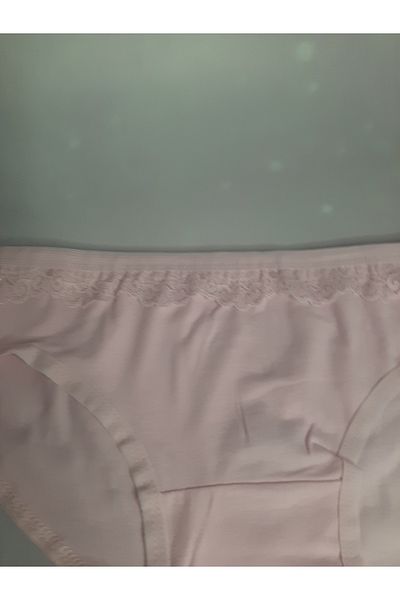 Butik Pink 100% Cotton Top Exquisite Lace Female Child Combed Cotton Panties