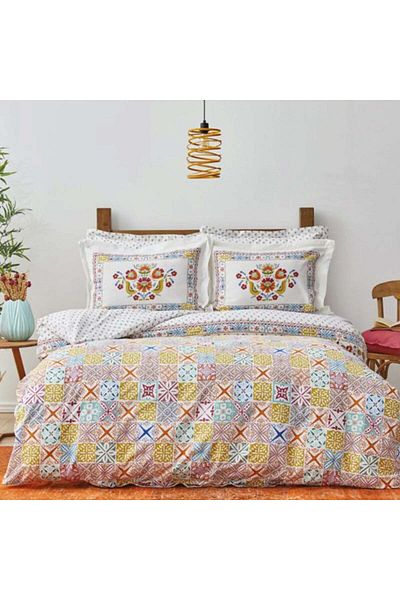 Karaca Home Set Plapumă Duble Lumina Yellow %100 Bumbac