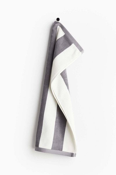 H&M Striped hand towel