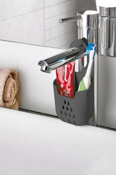 ODTA Practical Hanging Silicone Dish Sponge Holder, Sink Top Organizer Hanging Sponge Holder with Sponge Gift