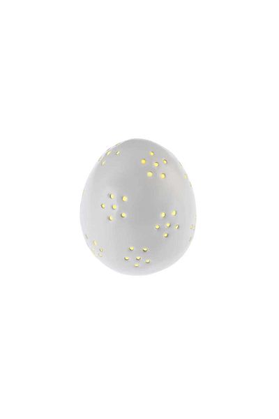 Karaca Karaca Easter Stoneware Decorative Trinket, 14cm, White
