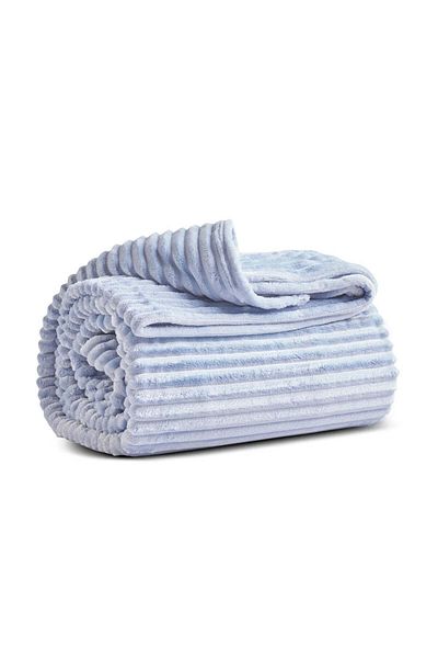 Karaca Pătură Karaca Ruby Stripe Wellsoft, singură, albastră