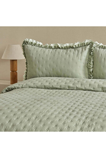 Karaca Home Viona Double Bedspread Set Sage