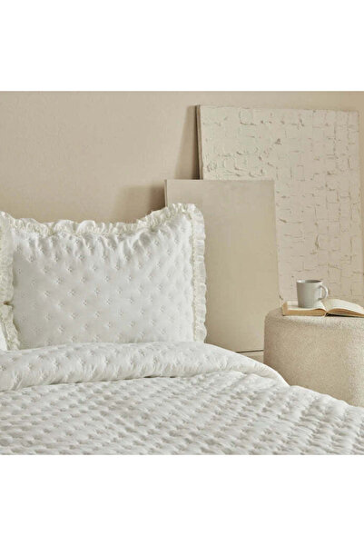 Karaca Home Viona Single Bedspread Set Ecru