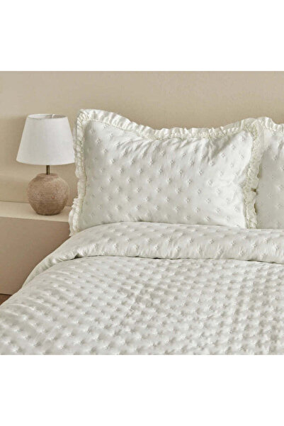 Karaca Home Viona Single Bedspread Set Ecru