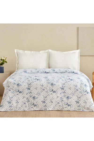 Karaca Home Sarah Anderson Marisa Double Bedspread Blue