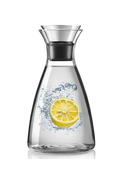 Generic إبريق ماء زجاجي مقاوم للحرارة من XiuWoo مصنوع من البورسليكات