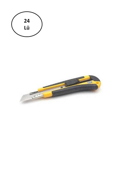 Astra Market Mas 2750 - 24-Piece Large Rubber Body Utility Knife