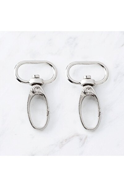 Marsilyan Loren 2.5X4 cm 2-Pack Macrame Keychain Hook