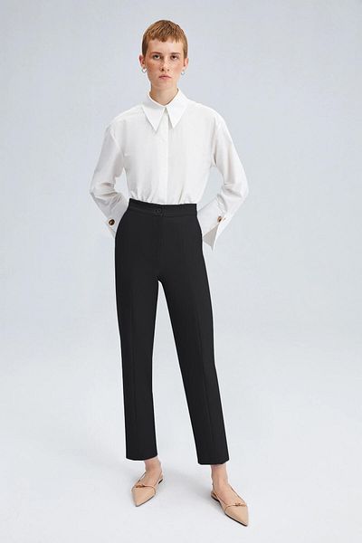 Touché Privé HIGH WAIST STITCHED CREPE PANT