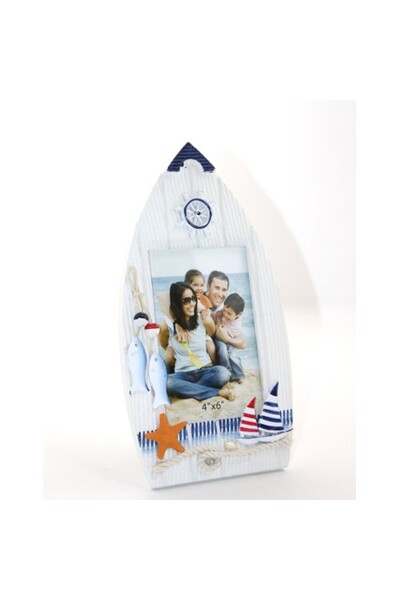 ForWhat Rama de pictură marină din lemn pentru decorarea biroului acasă