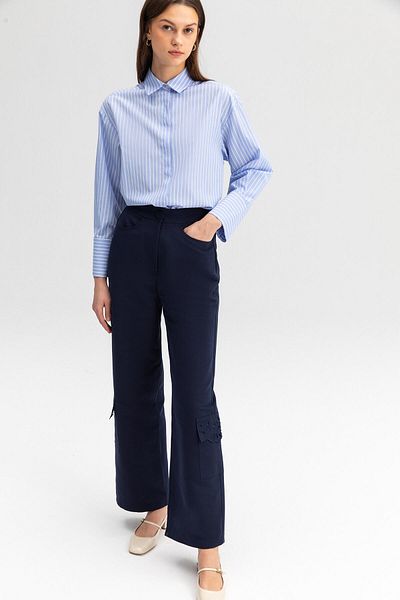 Touché Privé Embroidery Detailed Trousers