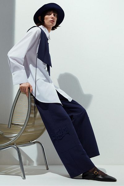 Touché Privé Embroidery Detailed Trousers