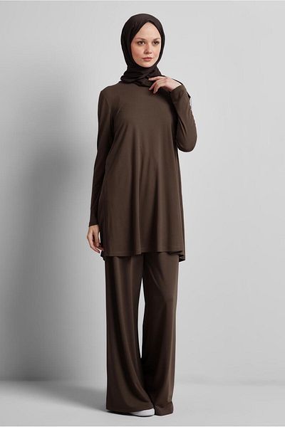 Alvina 45480 Model Crew Neck Tuniki