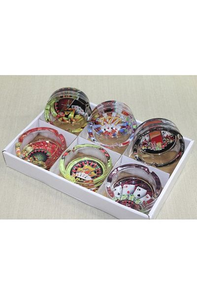 ForWhat Glass Trend Ash Tray - for Office, Home and Office Decor