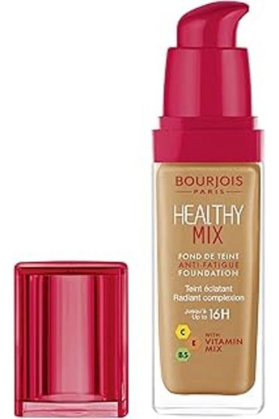 Bourjois Bourjois Healthy Mix Anti-Fatigue Medium Coverage Liquid Foundation 58 Caramel, 3 ml, All Skin Types