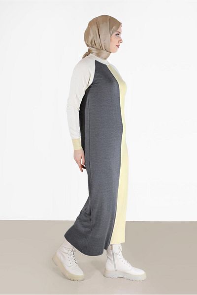 Alvina TRICOLOR TRICOT DRESS 42084