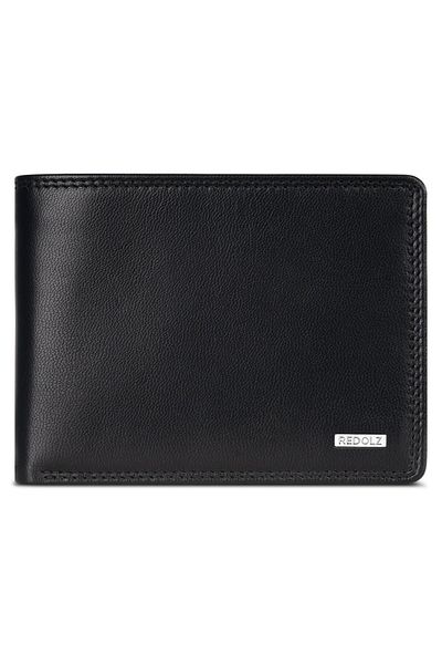 REDOLZ Leather Essentials QF wallet RFID leather 12 cm fold-out