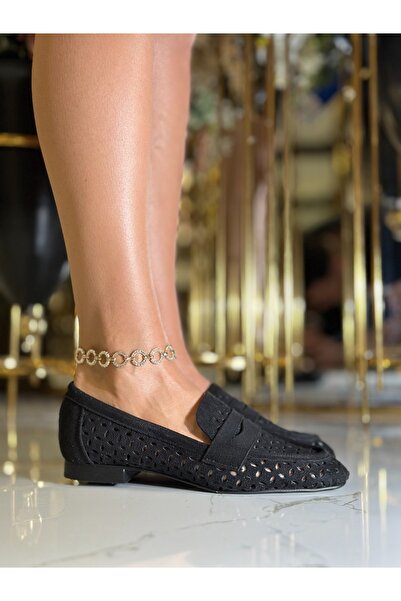 Giydim Gidiyor Λιφούλια Ειδικό Σχέδιο Σουέτ μοκασίνια Μαύρο
