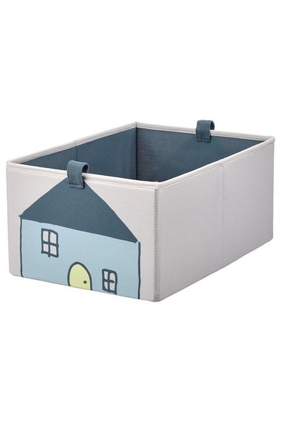 IKEA BARNDRÖM Storage Box – Beige, 26x37x17 cm | Foldable & Stylish Organizer for Home & Office