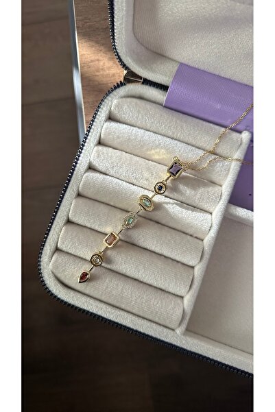 Rüya Zircon Stone Low-Cut Necklace