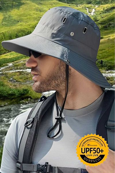 Mood Agenda Unisex Uv Protection Wide Brim Foldable Safari Outdoor Boonie Hiking & Beach Hat