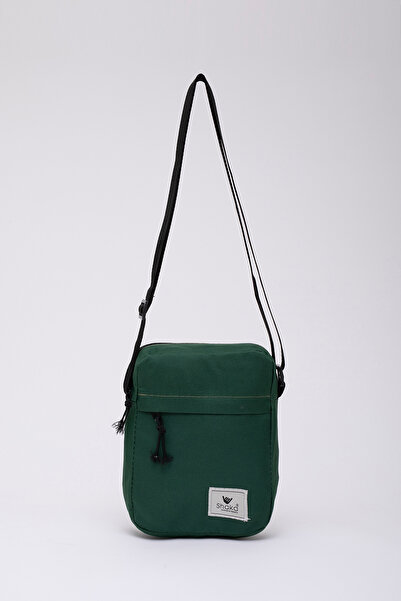 SHAKA Verde Petrol U12 Geantă de umăr pentru femei, cu 2 compartimente, cu fe...