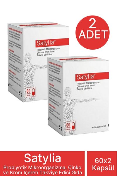 Satylia 2 Pieces of 60 Capsules