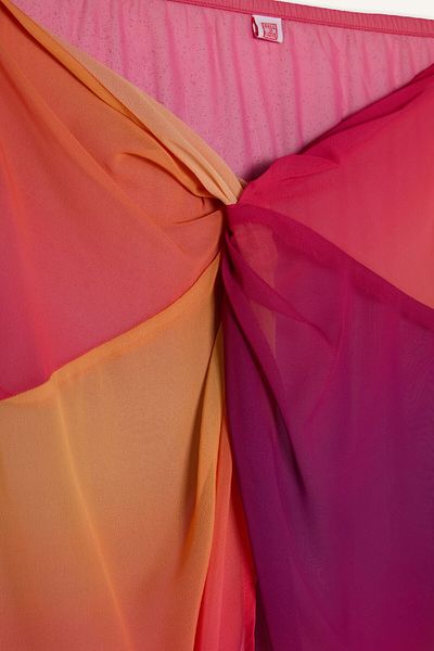 DeFacto Chiffon-Strandrock in normaler Passform in Farbe - Fall in Love A9234AX24SM