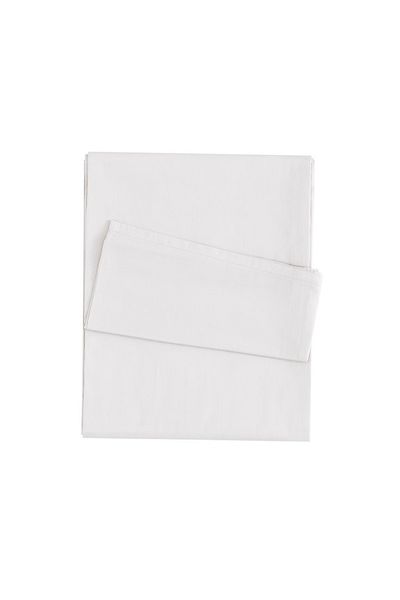 Linens ملاءة سرير من الساتان القطني بحجم كينج - مزيج ومطابق إكرو