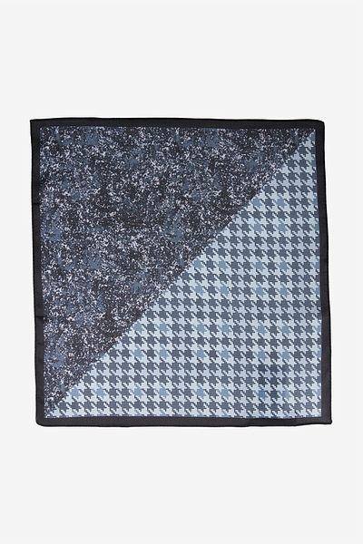 ALTINYILDIZ CLASSICS Men's Grey-Black Patterned Handkerchief