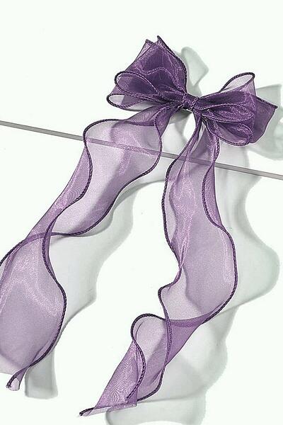 New Obsessions Alice Long Tulle Bow Buckle