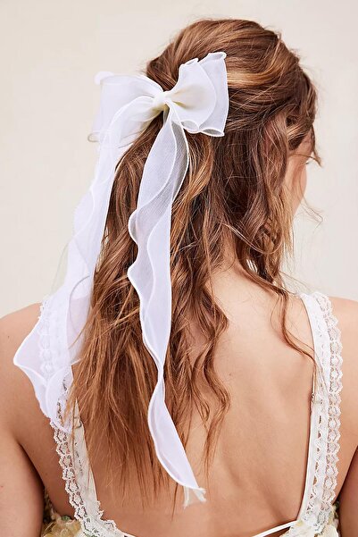 New Obsessions Alice Long Tulle Bow Buckle