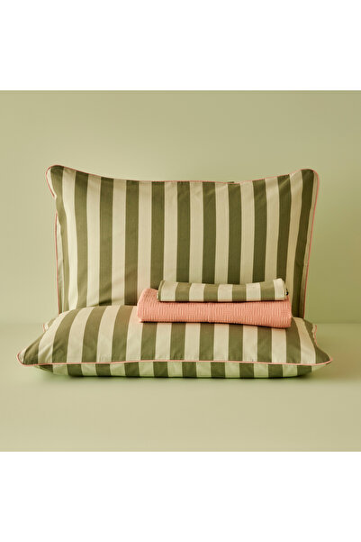 Bella Maison 100% Cotton Line Single Pique Set Salmon (150X220 cm)