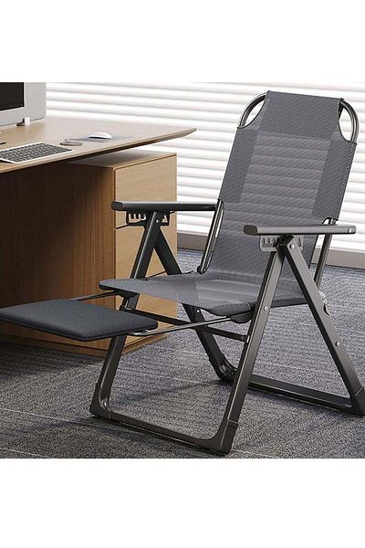 COOYA Folding Reclining Lounge Chair,Fixed 160 Angles,Steel Pipe Thickened,Not Shake or Collapse